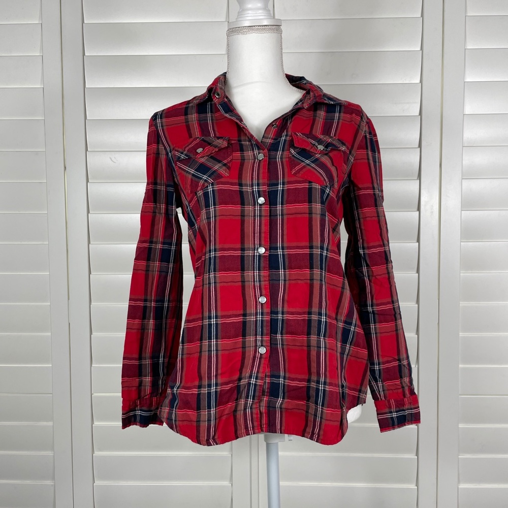 Reba Flannel Shirt, Size S